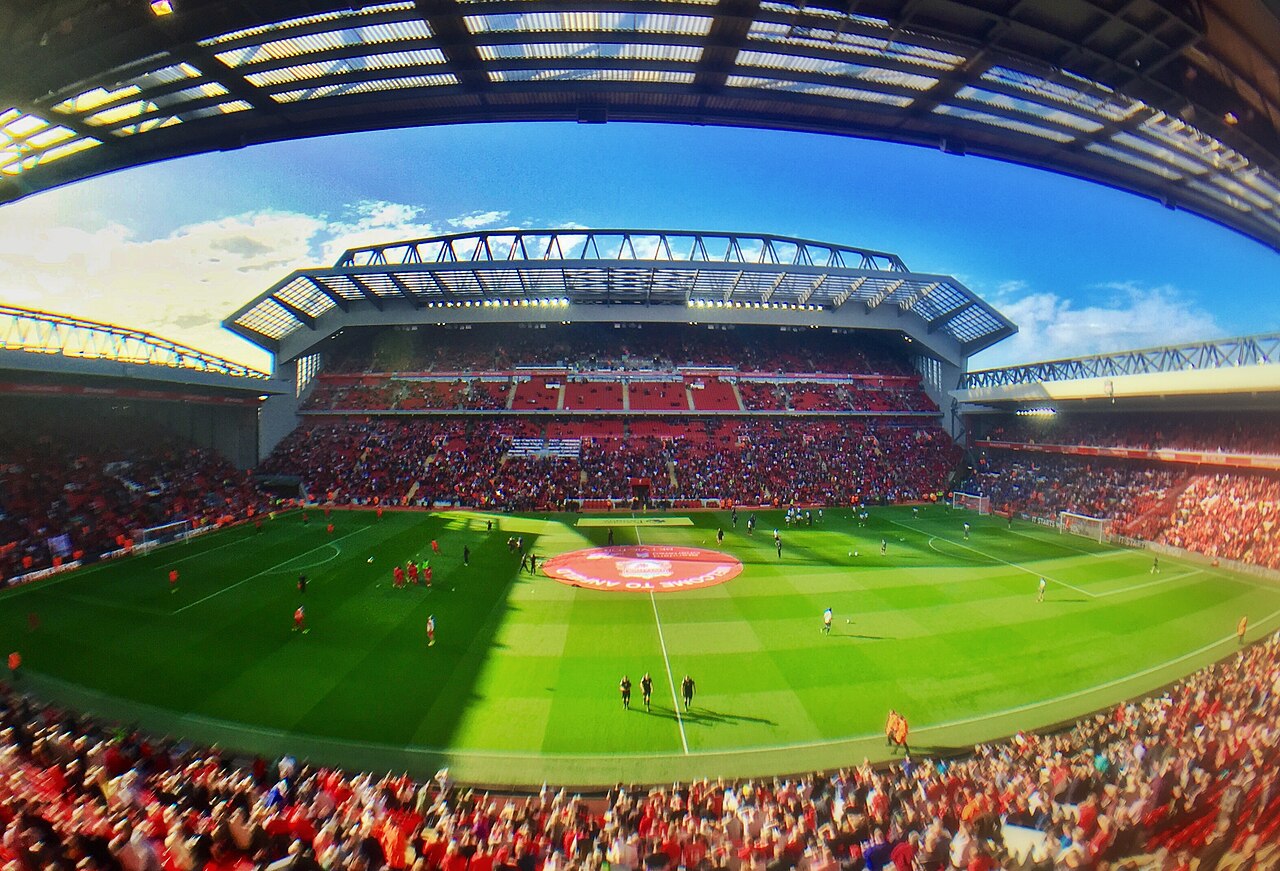 リバプールFCの本拠地アンフィールド